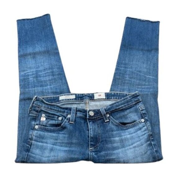 Adriano Goldschmied Cigarette Ankle Denim Jeans in Pasadena Blue – Size 26 - Picture 3 of 8